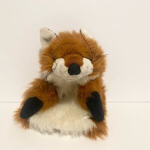 Folkmanis Lil Red Fox Hand Puppet Plush Stuffed Animal Cuddle Toy Realistic 8”